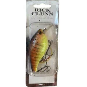 Vintage Rick Clunn Classic Crankbait Fishing Lure